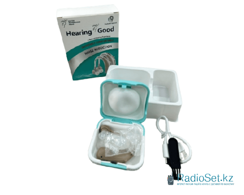 Слуховой аппарат заушный со встроенным аккумулятором Hearing Aid Z-360 